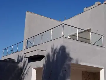 درابزين درج زجاجي سيكوريت الرياض